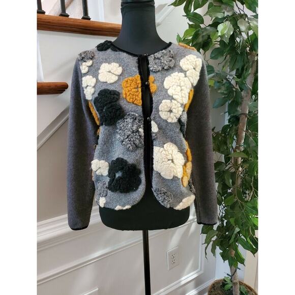 Trisha Tyler Crew Neck Cardigans Sweater - Picture 11 of 11